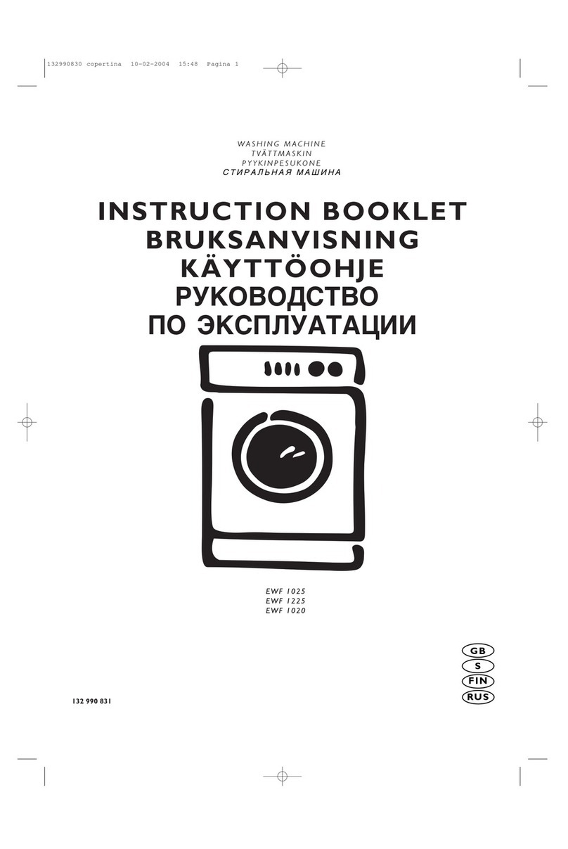 Electrolux EWF 1020 Instruction booklet