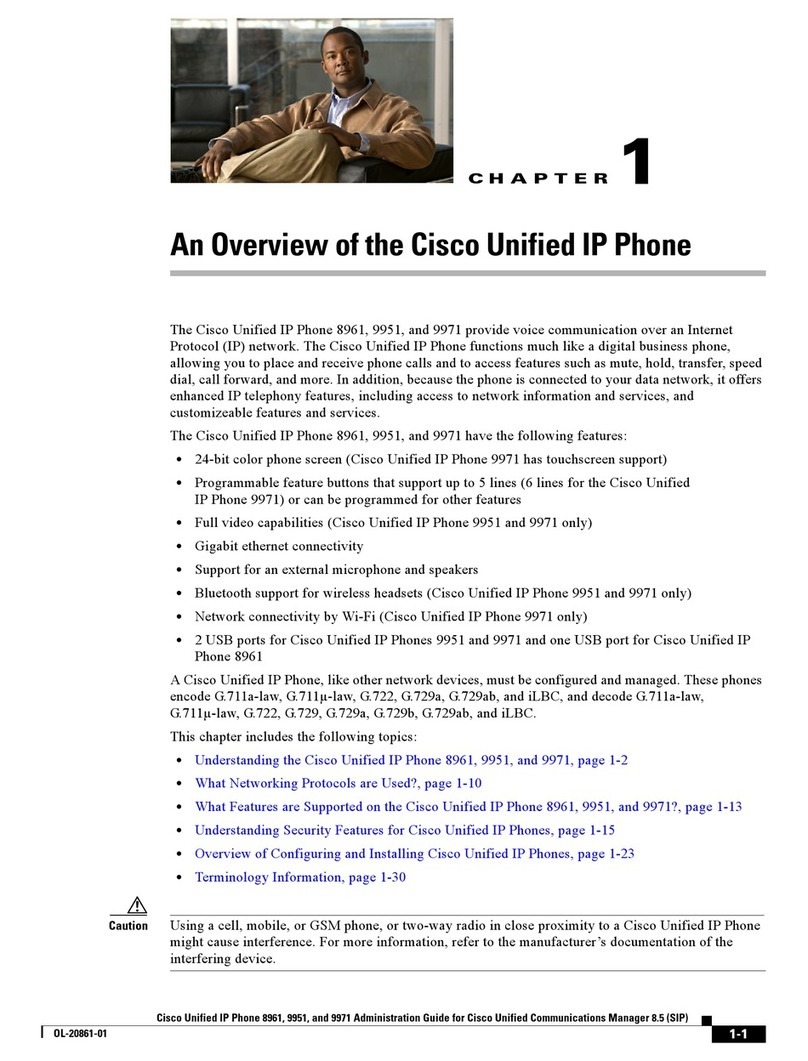 Cisco Unified 8961 Installation guide