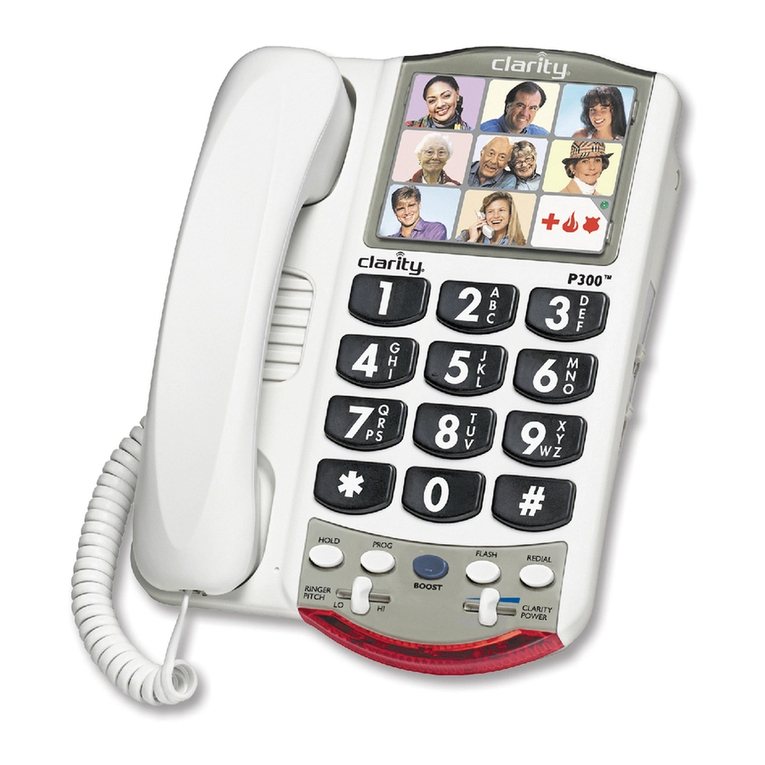 Clarity P300 User manual Clarity P300 User manual