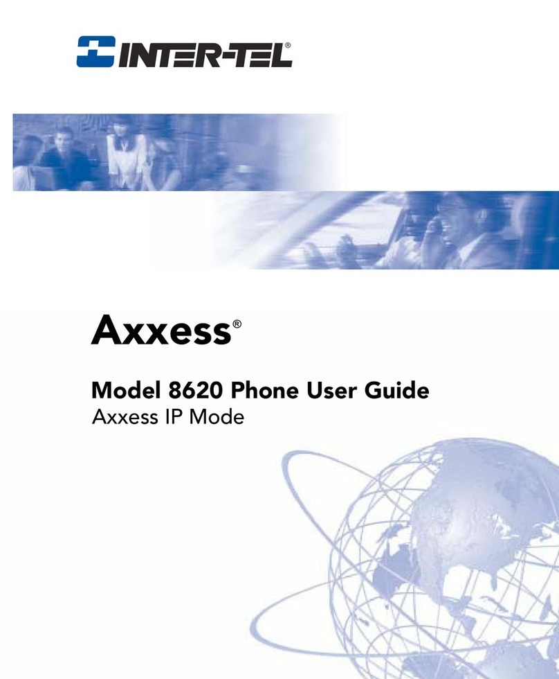 intertel AXXESS 8620 user guide