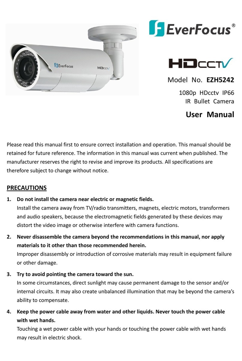 EverFocus HDCCTV EZH5242 user manual