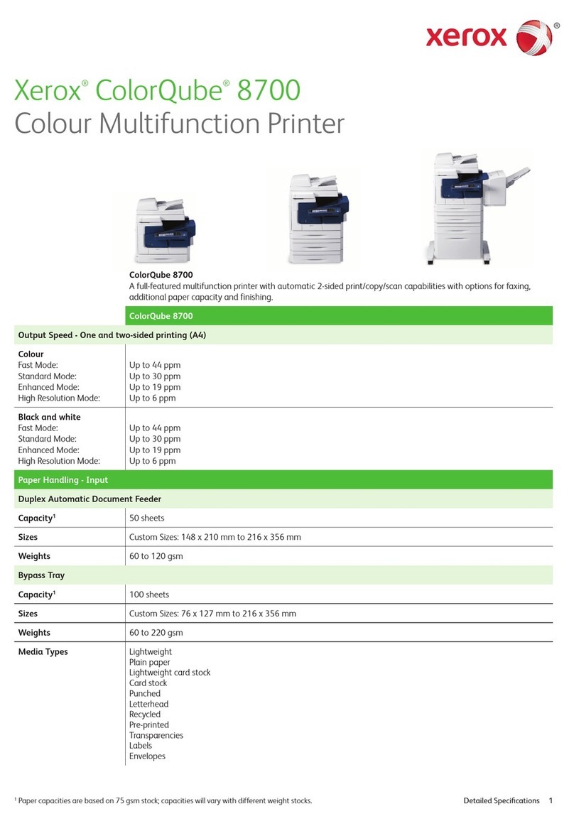 Xerox ColorQube 8700 User manual