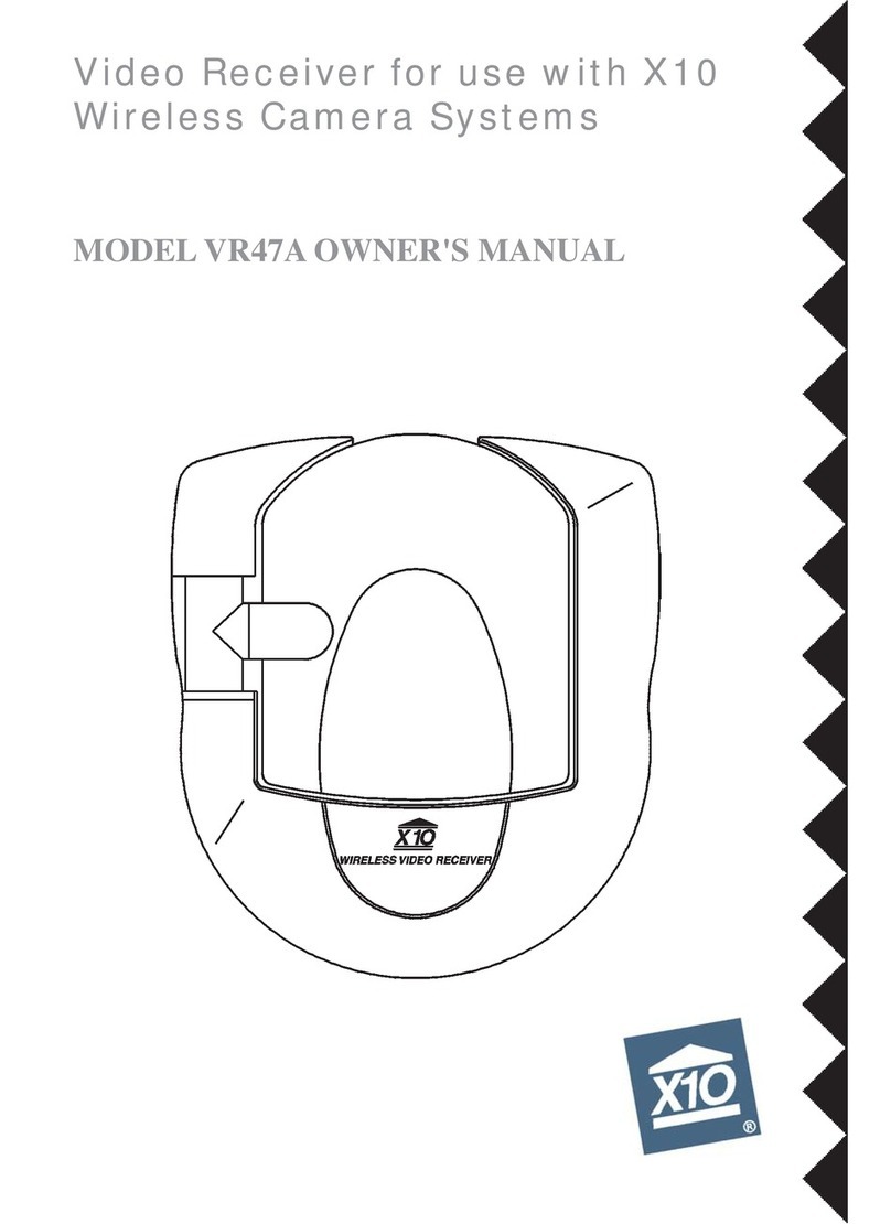 X10 VR47A User manual