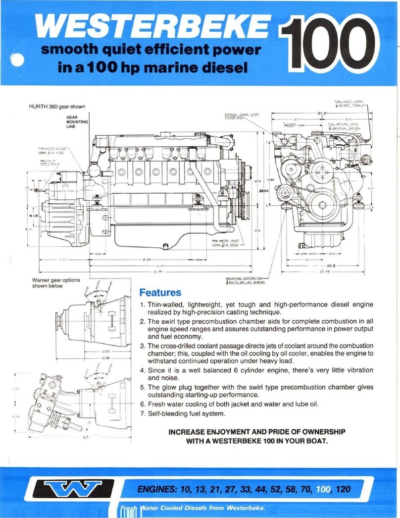 Westerbeke 10.0 KW-60Hz SBEG User manual