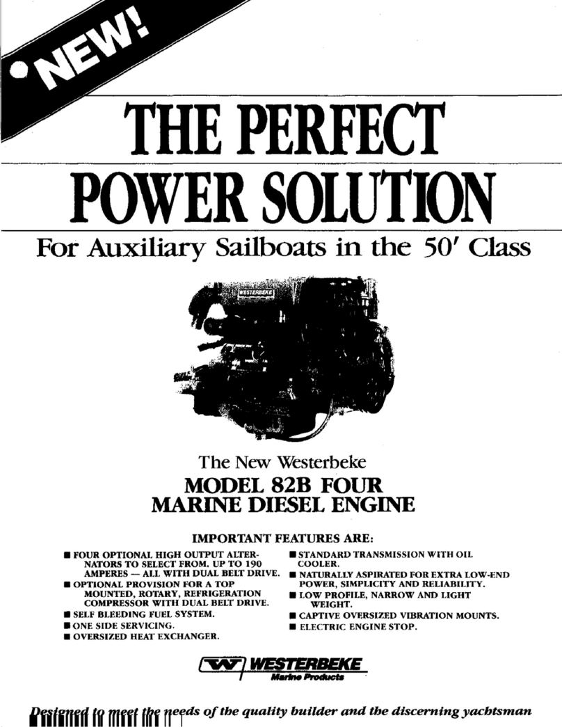 Westerbeke 82B FOUR User manual