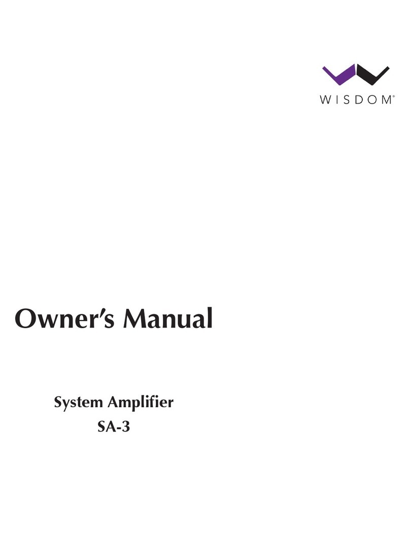 Wisdom SA-3 owner's manual