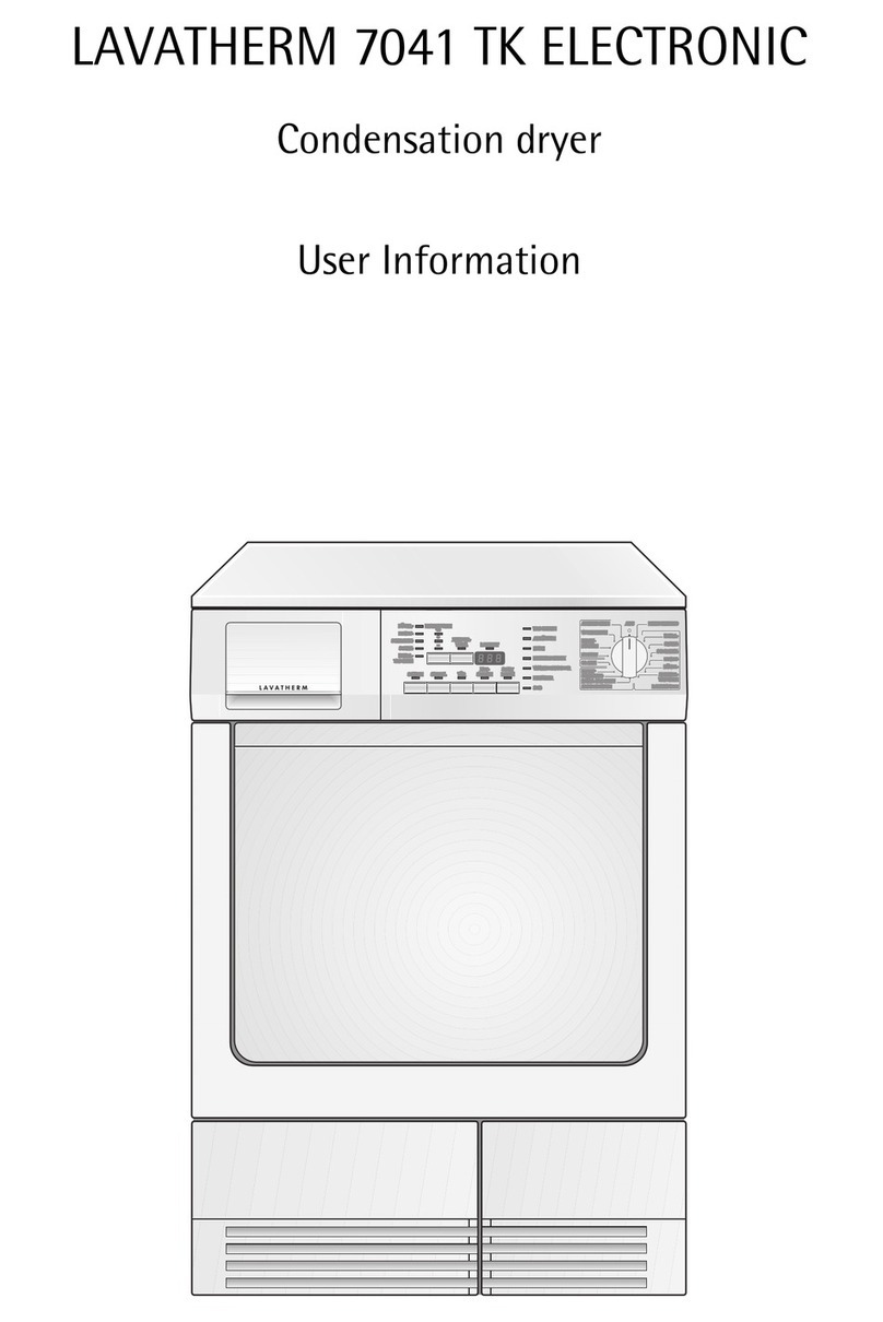 AEG LAVATHERM 7041 TK ELECTRONIC Operation manual