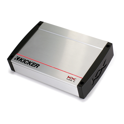 Kicker KX400.4 User manual