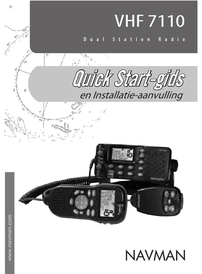 Navman VHF 7110 Original operating instructions