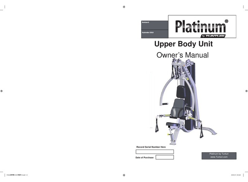 Tunturi Upper Body Unit User manual
