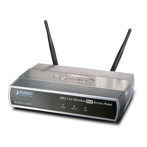 Planet 802.11n Wireless Access Point WNAP-1120 user manual