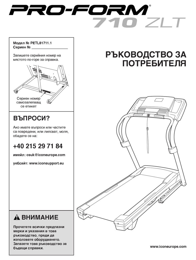 Pro-Form 710 Zlt Treadmill 