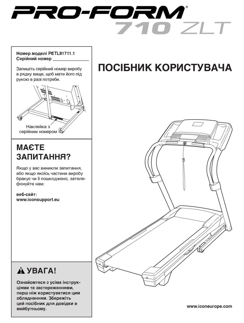 Pro-Form 710 Zlt Treadmill 