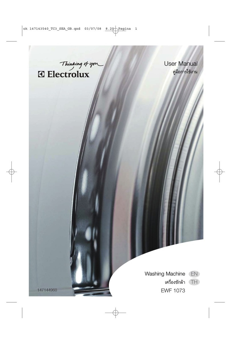 Electrolux EWF 1073 user manual