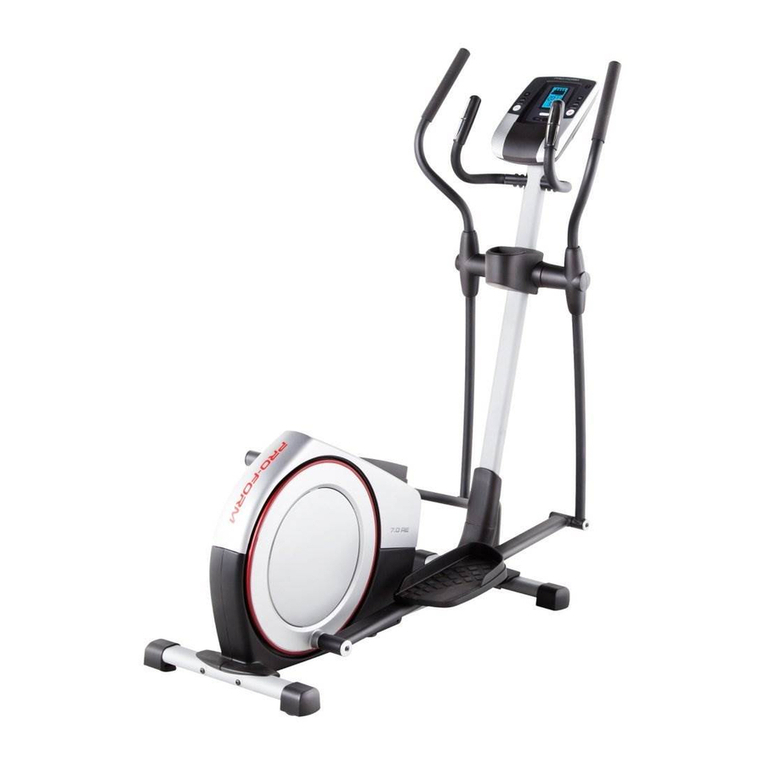 Pro-Form 7.0 Re Elliptical User manual