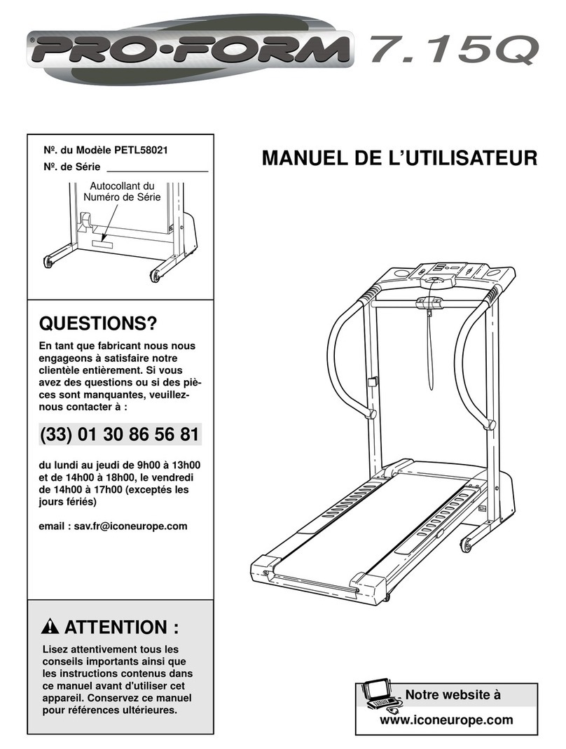 Pro-Form 7.15Q User manual