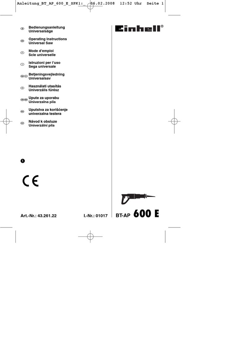 EINHELL BT-AP 600 E User manual