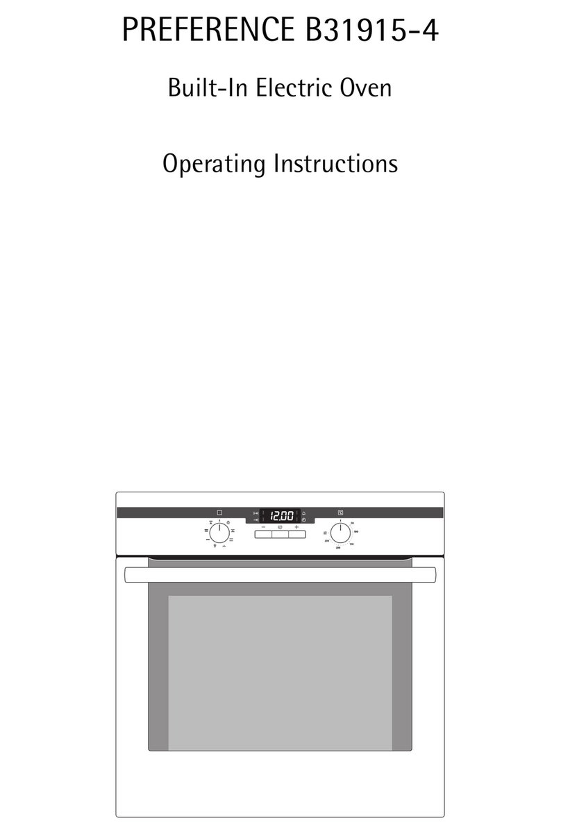 AEG PREFERENCE B31915-4 Operating insructions