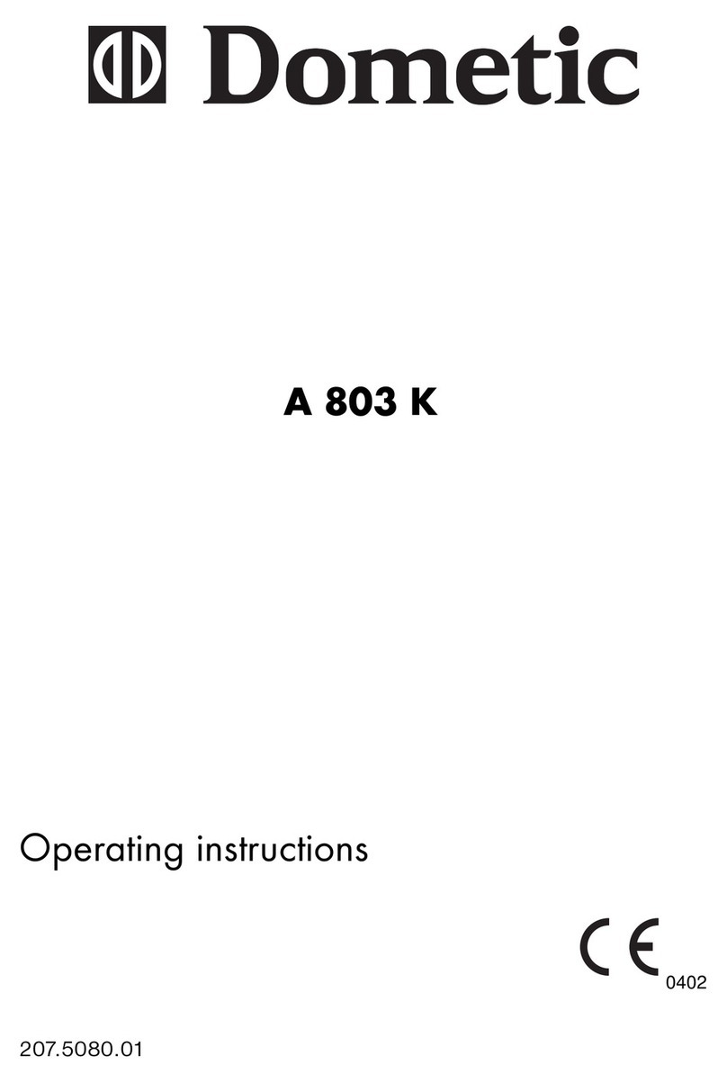 Dometic A 803 K User manual