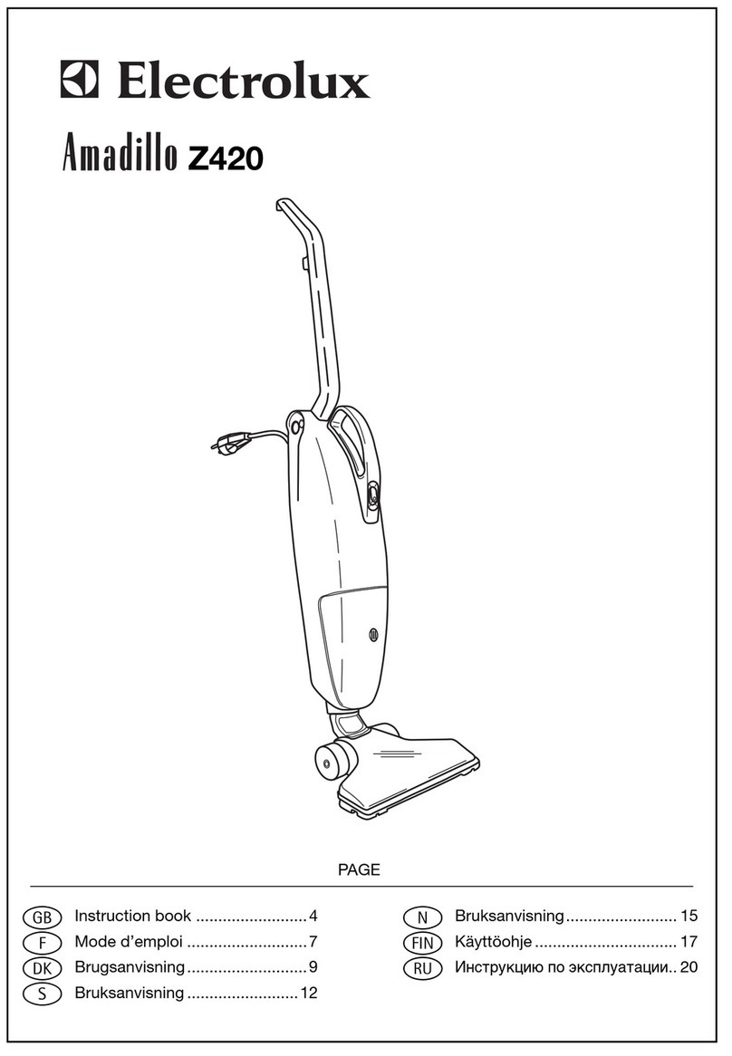 Electrolux AMADILLO Z420 User manual