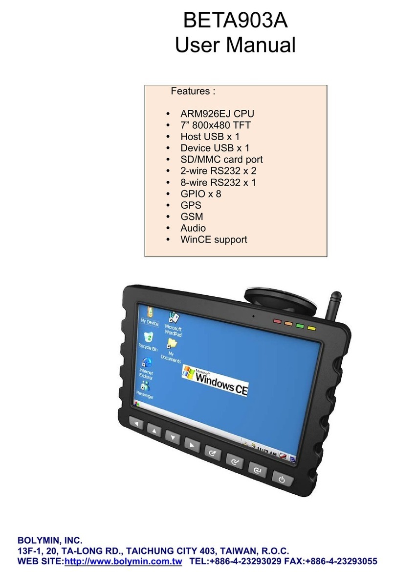 Bolymin BETA903A User manual