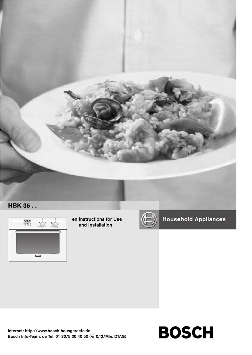 Bosch HBK 35 . . Operation manual