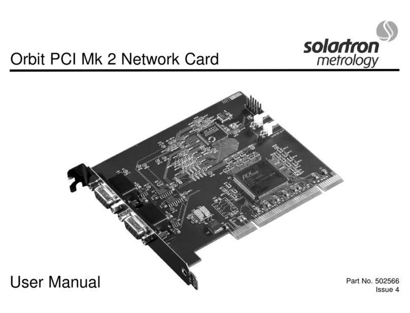 Solartron Metrology Orbit PCI Mk 2 user manual