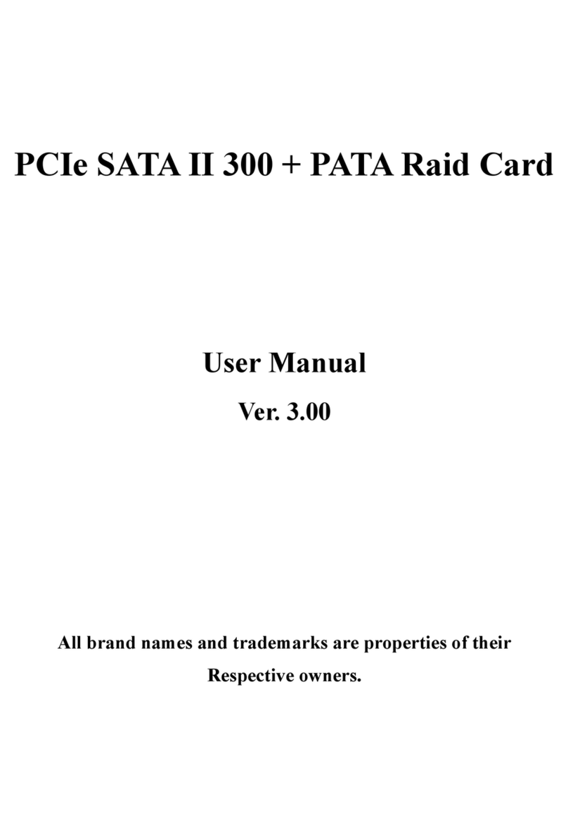 Bytecc PCIe SATA II 300 user manual Bytecc PCIe SATA II 300 user manual