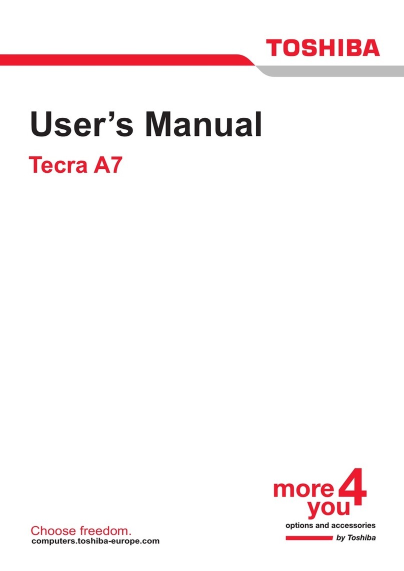 Toshiba TECRA A7 User manual