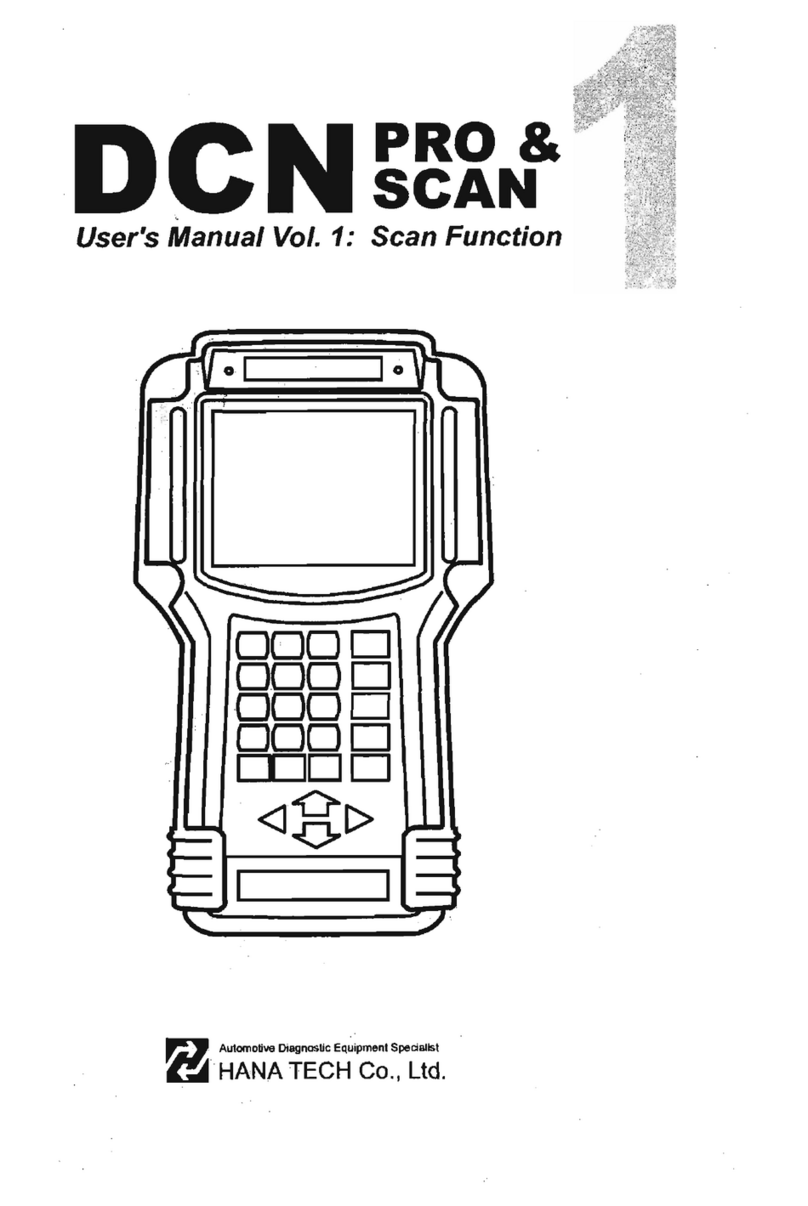 Hanatech DCN PRO & SCAN user manual