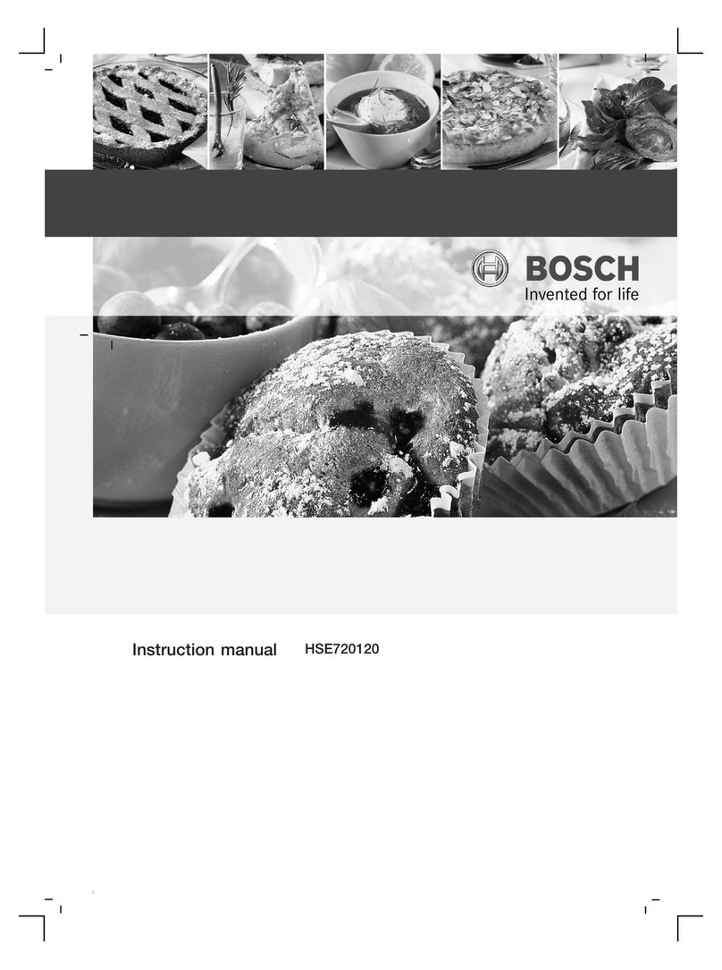 Bosch HSE720120 instruction manual