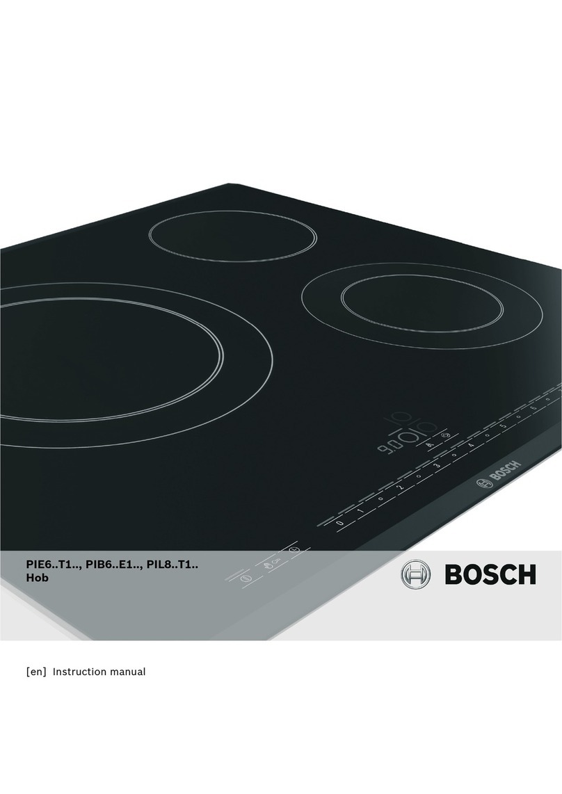 Bosch PIE6..T1 Series User manual