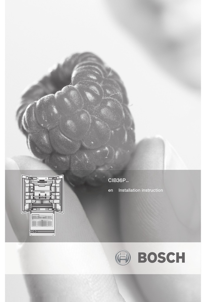 Bosch CIB36P Series installation instructions