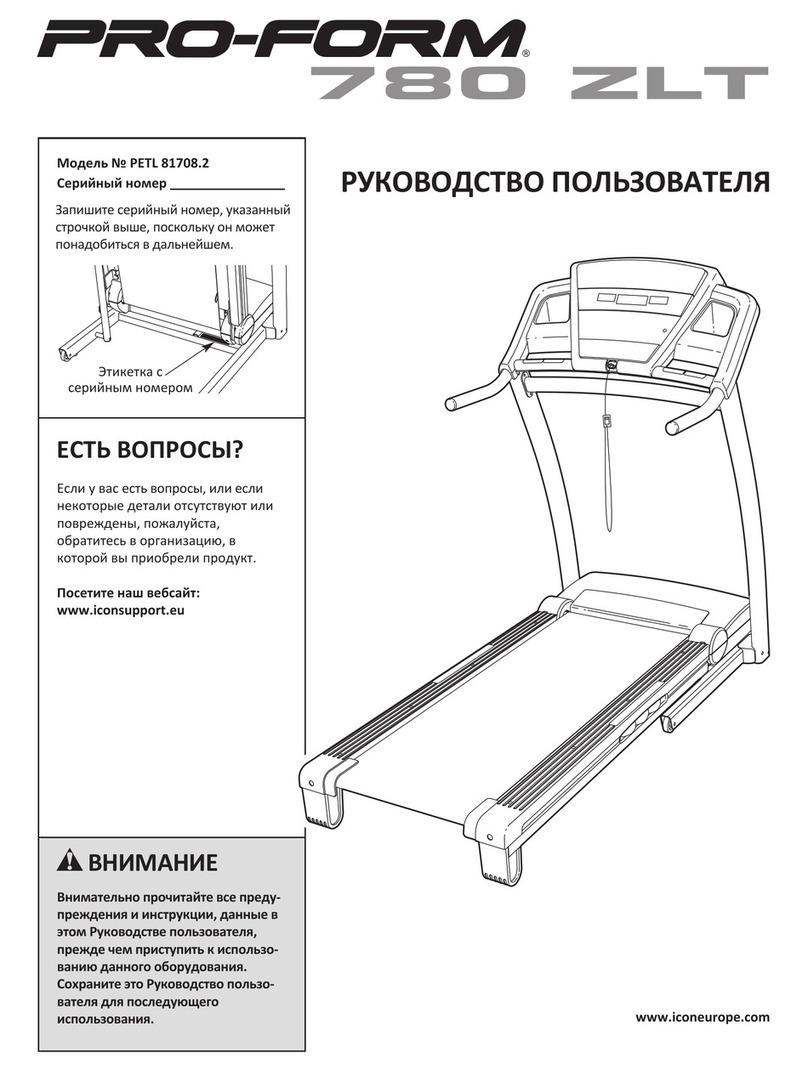 Pro-Form 780 Zlt Treadmill 