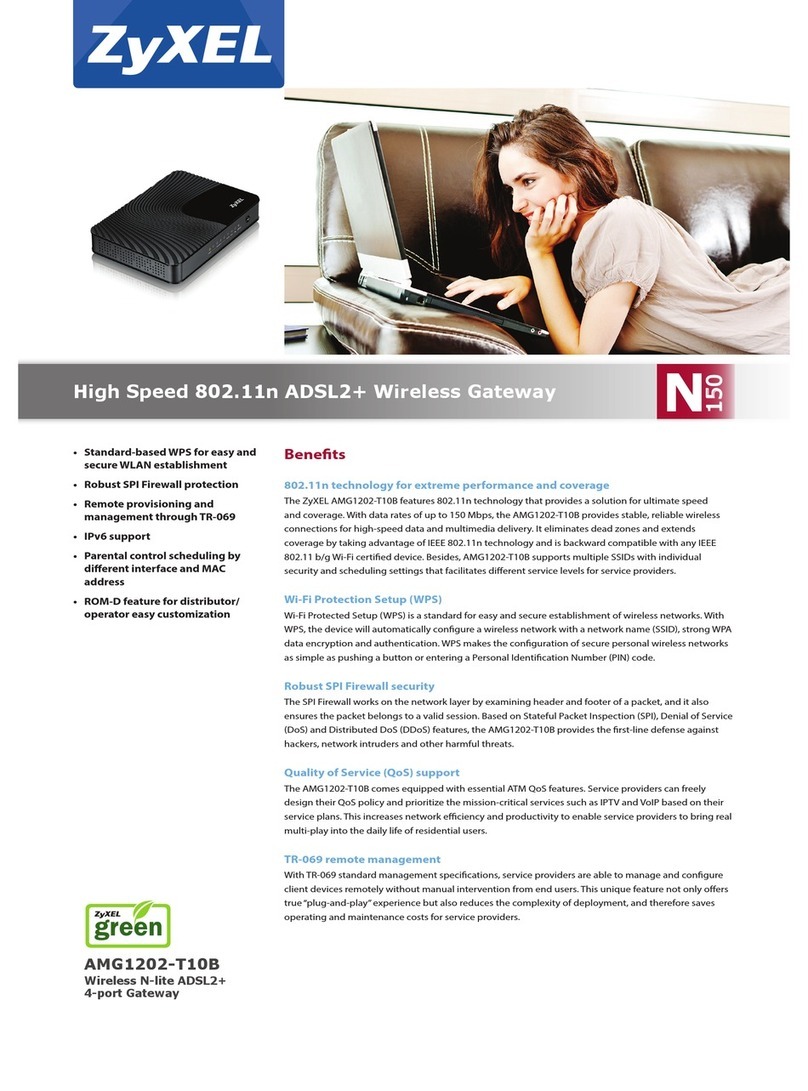 ZyXEL Communications AMG1202-T10B Specifications