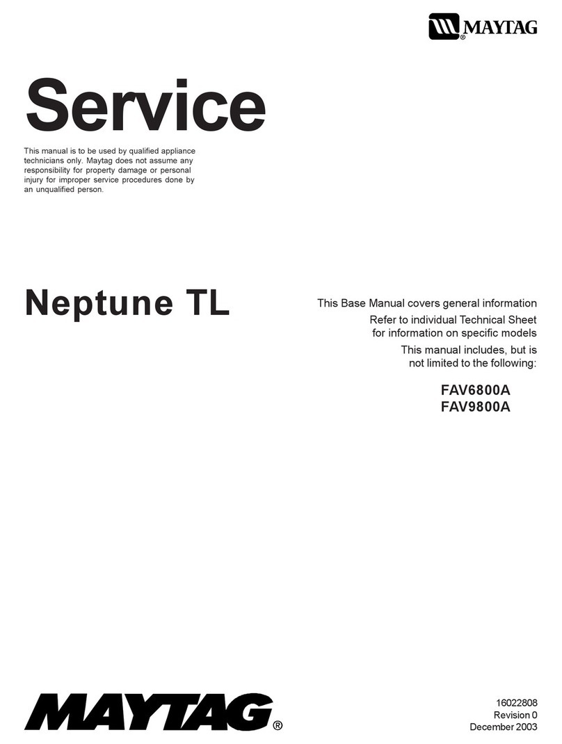 Maytag Neptune TL FAV6800A Service