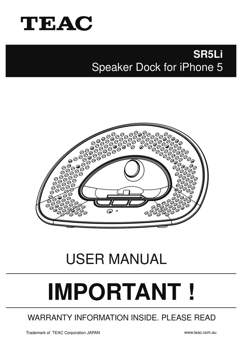 Teac SR5Li user manual