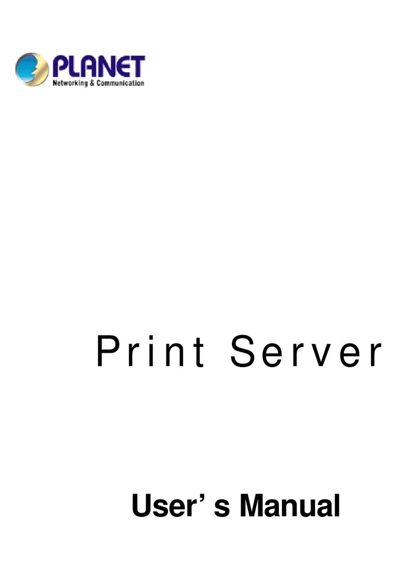 Planet Print Server User manual Planet Print Server User manual