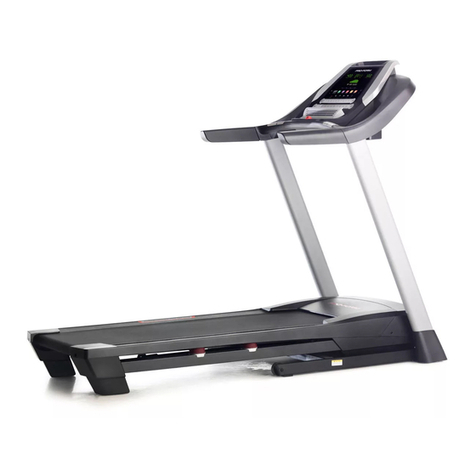 Pro-Form 850 T Treadmill User manual