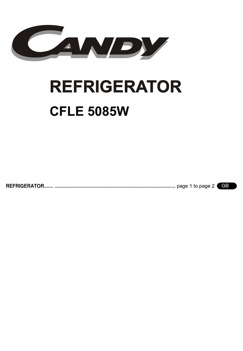 Candy CFLE 5085W manual&nbsp;