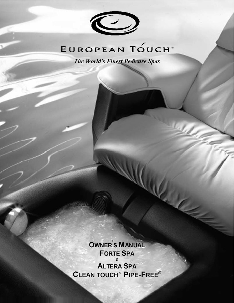 European Touch FORTE SPA User manual European Touch FORTE SPA User manual