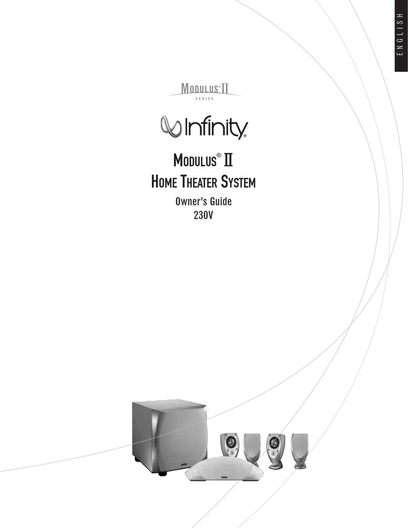 Infinity Modulus II Infinity owner's guide