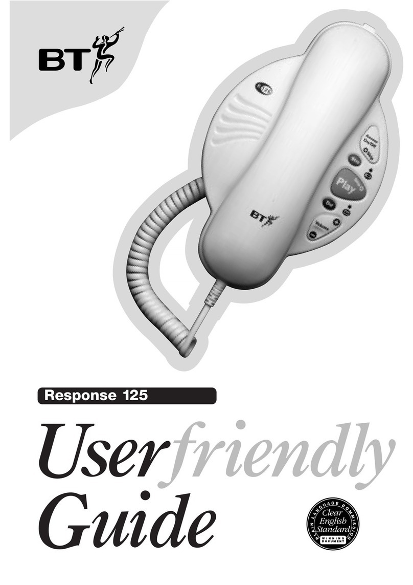 BT RESPONSE 125 User manual