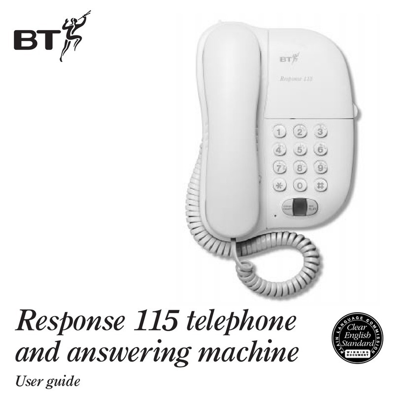 BT RESPONSE 115 User manual