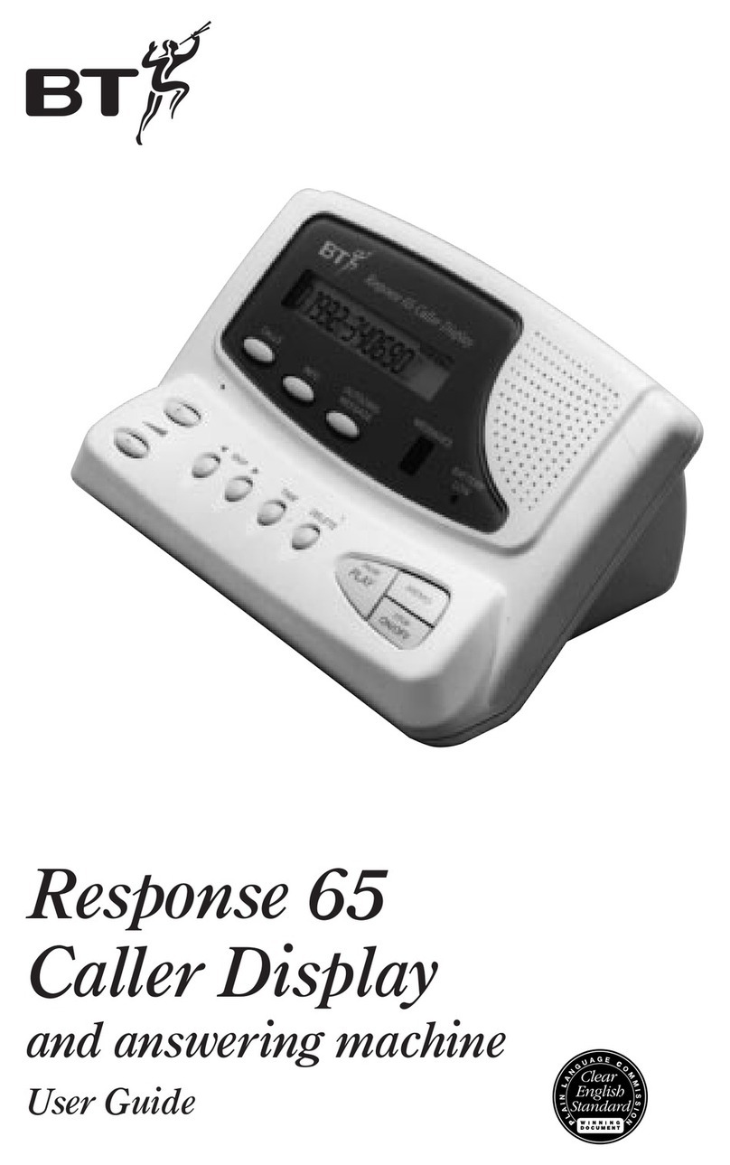 BT RESPONSE 65 User manual