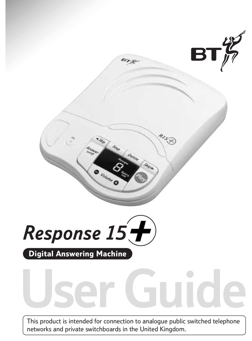 BT RESPONSE 15 + User manual