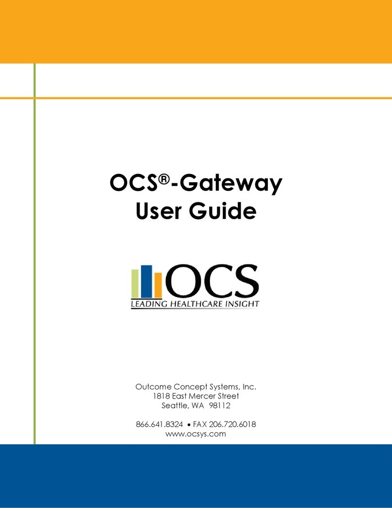 OCS Gateway user guide