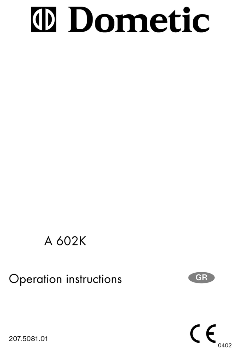 Dometic A 602K User manual
