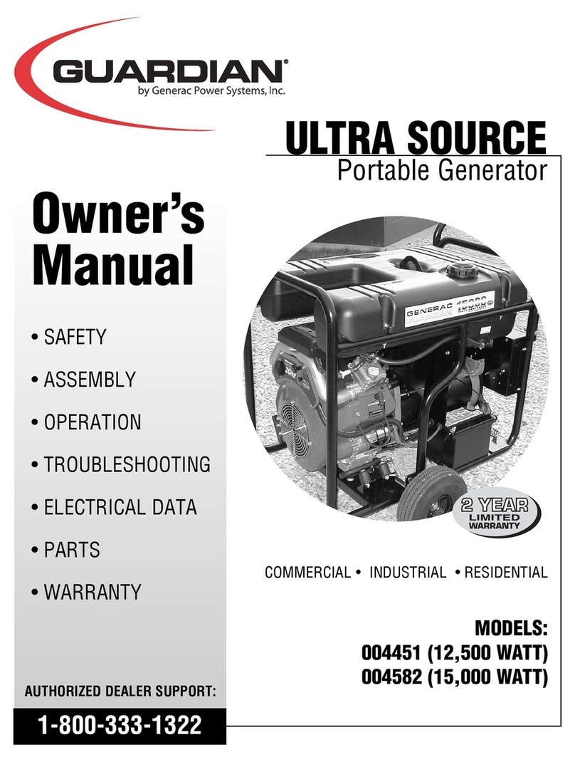Guardian ULTRA SOURCE 004451 owner's manual