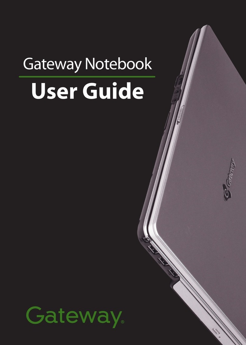 Gateway Notebook User manual